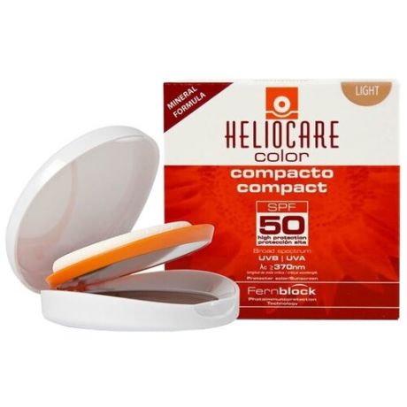 Heliocare Пудра Color кремовая Compact SPF50 Mineral Formula light