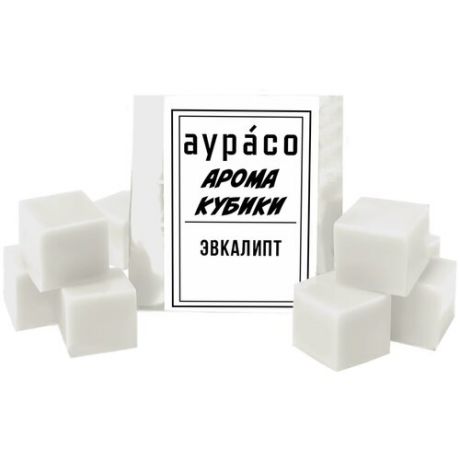 Ароматические кубики Аурасо, ароматический воск для аромалампы "Эвкалипт", 9 штук