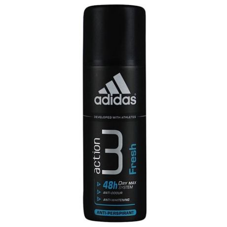 Дезодорант ADIDAS Action 3 Dry Max Fresh спрей мужской, 150 мл