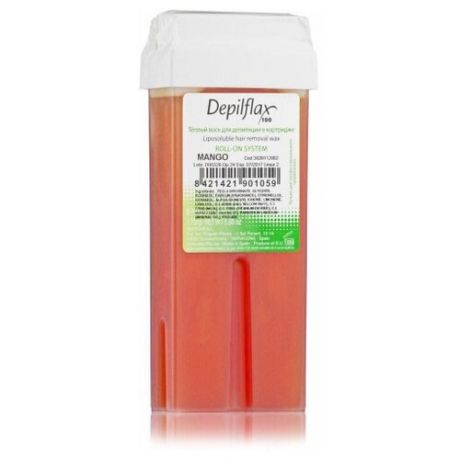 Depilflax воск в картридже цвет манго х 3 штуки
