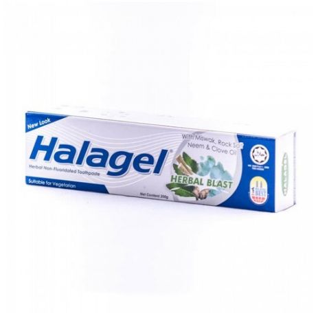 Зубная паста-гель HALAGEL c эктрактом мисвака 200 гр.