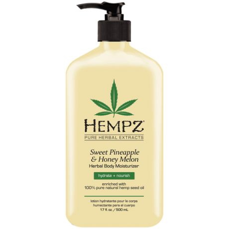 Hempz Молочко увлажняющее для тела, ананас и медовая дыня / Sweet Pineapple & Honey Melon Herbal Body Wash 500 мл