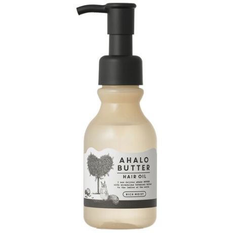 AHALO BUTTER Масло Hair Oil Rich Moist для увлажнения, защиты и блеска волос несмываемое, 95 мл