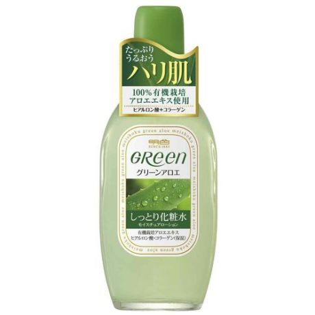 Meishoku green plus aloe astringent лосьон, подтягивающий кожу и разглаживающий линии на лице, 170 мл