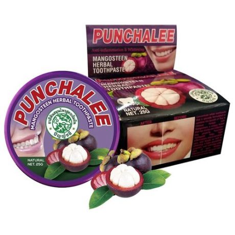 Зубная паста Punchalee Mangosteen Herbal Toothpaste 25g 7667