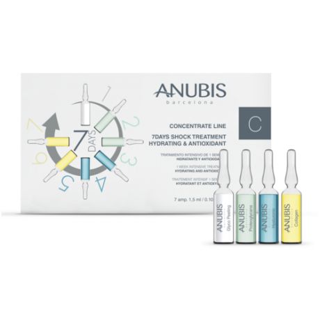 Anubis Barcelona концентраты 7 Days Shock Treatment - Hydratring & Antioxidant