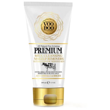 Тайская пенка для снятия макияжа с молоком Voodoo Premium Milk Cleansing Makeup Remover 100 мл.