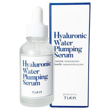 TIAM hyaluronic water plumping serum - Сыворотка с 6 видами гиалуроновой кислоты и экстрактом лотоса