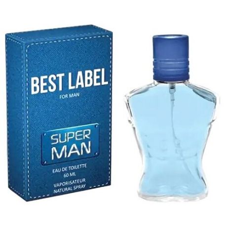 Vinci Мужской Super Man Best Label Туалетная вода (edt) 60мл