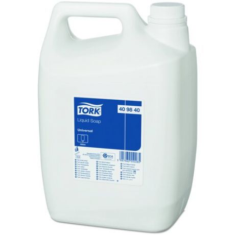 TORK Мыло жидкое ПРОФ кремовое Tork/Liquid Soap Universal(409840), 5л