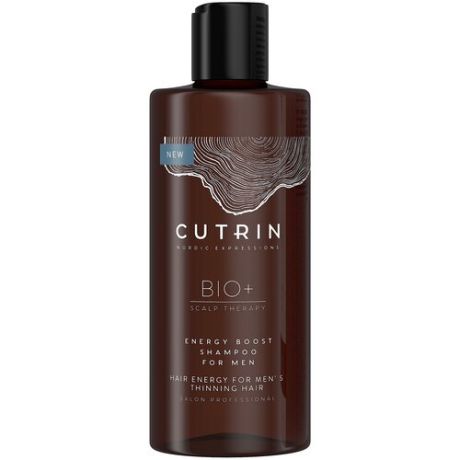 Шампунь-бустер для укрепления волос у мужчин Cutrin Bio+ Energy Boost, 250 мл
