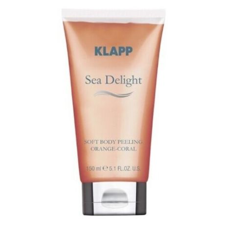 KLAPP Cosmetics Пилинг для тела "Оранжевый коралл" SEA DELIGHT Soft Body Peeling Orange Coral