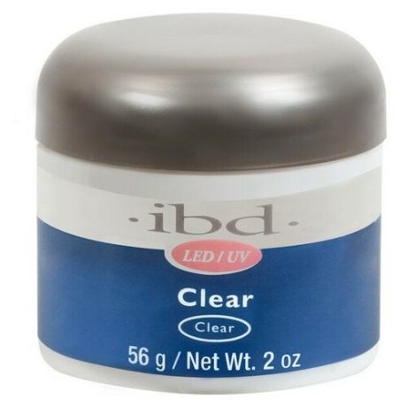 Гель для ногтей укрепляющий Ibd Led/Uv Gel Clear прозрачный 56 г