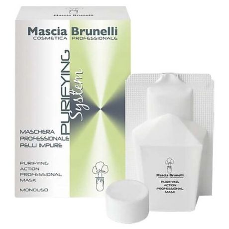 Очищающая маска для жирной и склонной к акне кожи лица MASCIA BRUNELLI Purifying mask