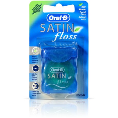 Зубная нить ORAL-B Satin Floss, 25 м - Procter and Gamble