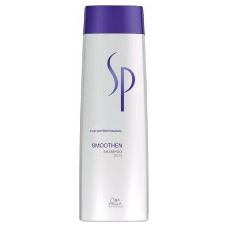 Шампунь для волос разглаживающий Wella Professional Sp Smoothen Shampoo для вьющихся и непослушных волос 250 мл