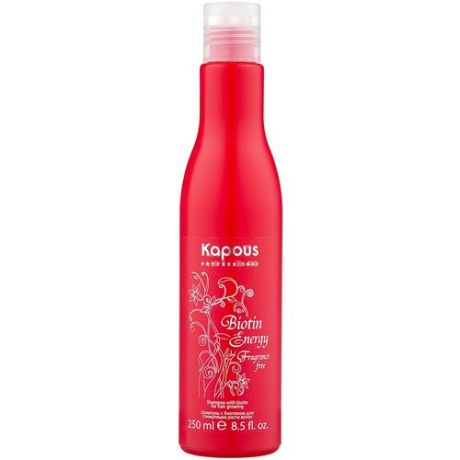 Шампунь-активатор роста волос KAPOUS PROFESSIONAL KAPOUS Biotin Energy Shampoo с биотином, 250 мл