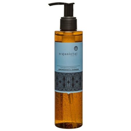 Безсульфатный укрепляющий шампунь для волос "Лемонграсс и лаванда" Organic Tai 200 мл