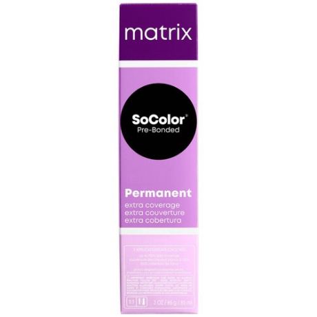 Matrix SoColor Pre-Bonded перманентый краситель для покрытия седины Extra Coverage, 507G блондин золотистый, 90 мл