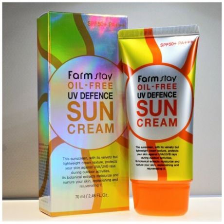 Солнцезащитный крем с высоким фактором защиты FarmStay Oil-Free Uv Defence Sun CreamSpf 50+/pa +++