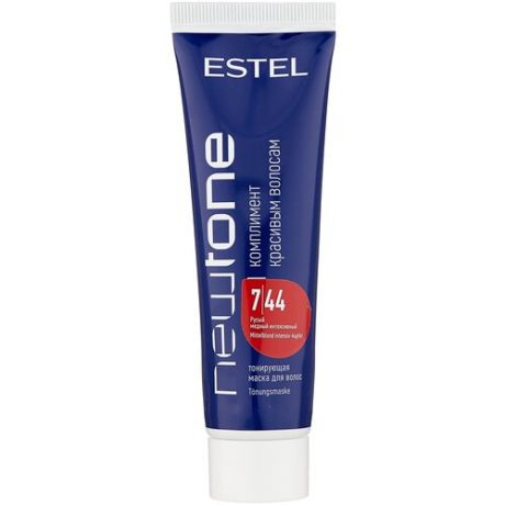 Estel Professional 7/44 Маска тонирующая для волос / русый медный интенсивный / NewTone 60 мл
