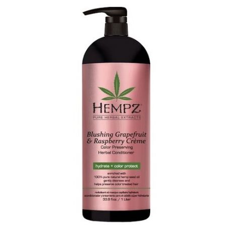 Hempz Кондиционер для сохранения цвета и блеска окрашенных волос, грейпфрут и малина / Blushing Grape 265 мл