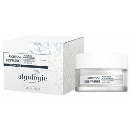 Algologie Интенсивное увлажнение: Насыщенный увлажняющий крем для лица "Морские волны" (Hydra-Comfort Rich Cream), 50 мл