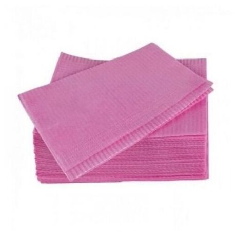 Салфетки ламинированные EleWhite Standart (бумага + полиэтилен) (Розовый, 33x45 см, 500 шт)