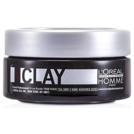 Loreal Homme Clay - Глина для стайлинга 50 мл