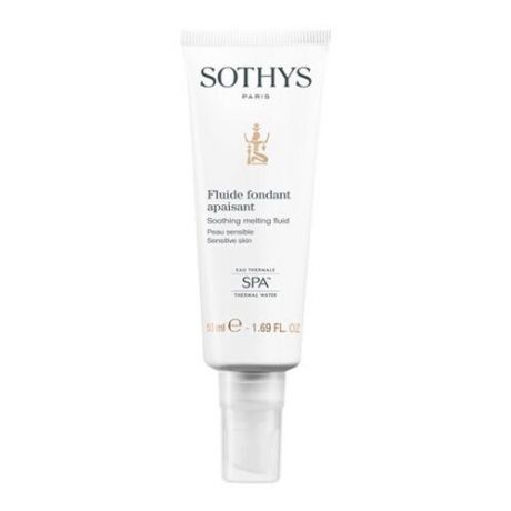 Sothys Sensitive Skin Line With SPA Thermal Water: Успокаивающий флюид для чувствительной кожи лица (нормальная и комбинированная) (Soothing Melting Fluid), 50 мл