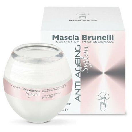 Омолаживающий крем с глубокого действия MASCIA BRUNELLI Anti Ageing Cream Deep Effect