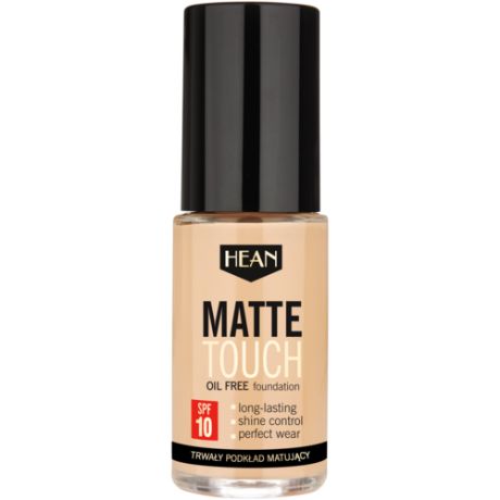 Hean Тональное средство Matte Touch, SPF 10, 30 мл, оттенок: 7 sand