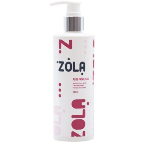 ZOLA Основа под макияж Aloe Primer Gel, 300 мл, белый