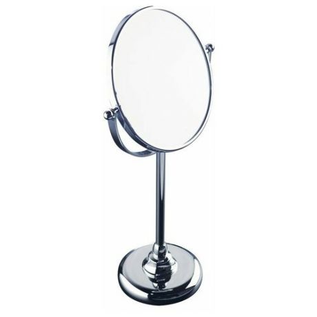 Настольное круглое косметическое зеркало StilHaus с 3-х кратным увеличением, хром
