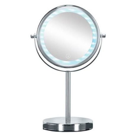 Косметическое зеркало на подставке Kleine Wolke Bright LED- Mirror, 17,5х12х29,5 см цвет серебряный