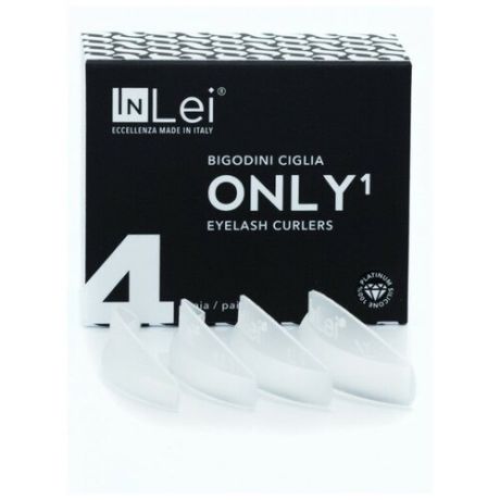 InLei "Only1" 4. Набор силиконовых бигуди для ламинирования ресниц. Валики.