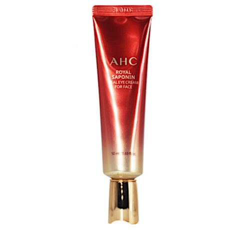 AHC royal saponin real eye cream for face - Питательный крем для кожи вокруг глаз и лица с женьшенем
