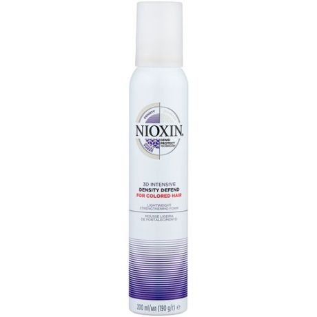 Мусс для волос Nioxin 3D Intensive Density Defend For Colored Hair для защиты цвета и плотности окрашенных волос
