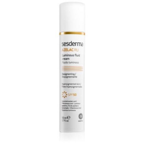 AZELAC RU Luminous fluid cream SPF50 – Флюид для сияния кожи, 50 мл