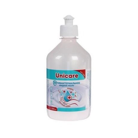 Жидкое мыло UNICARE , антибактериальное, 1л