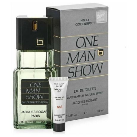 Bogart - Подарочный набор One Man Show (Туалетная вода мужская 100 мл+Бальзам после бритья 4,5мл)