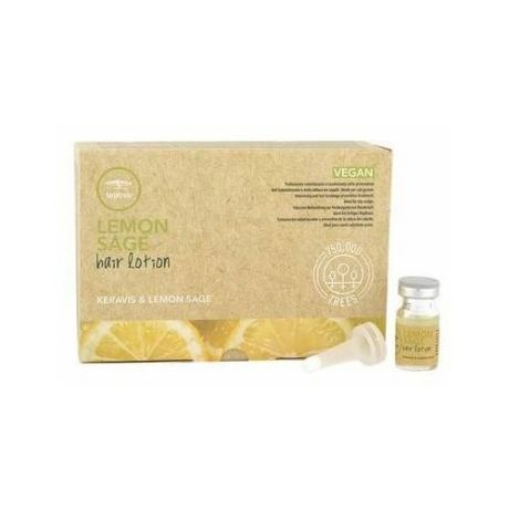 Paul Mitchell Hair Lotion Keravis Lemon Sage - Объемообразующие Ампулы 12 х 6 мл
