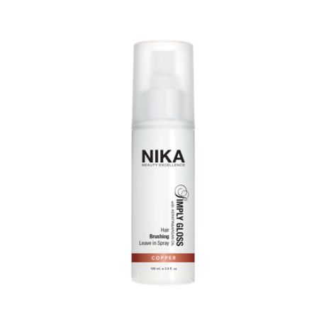 Nika Спрей-усилитель цвета с прямыми пигментами / Hair brushing leave in spray copper 100 мл