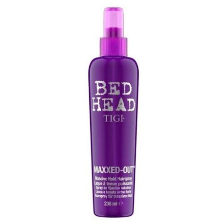 Tigi Bed Head Cпрей для сильной фиксации и блеска волос Maxxed out
