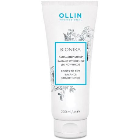 Кондиционер для волос OLLIN PROFESSIONAL OLLIN BioNika Roots To Tips Balance Conditioner Баланс от корней до кончиков, 200 мл