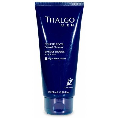 Гель для душа "Thalgo" Cosmetic пробуждающий для тела и волос, Франция