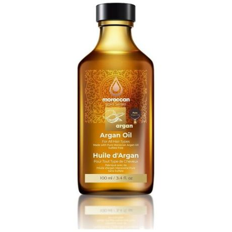 Масло аргановое для волос «Интенсивное питание и увлажнение» Argan Oil Treatment Moroccan Gold Series, 100 мл