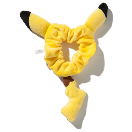 Плюшевая резинка для волос с ушками Пикачу (Pikachu Pokemon)