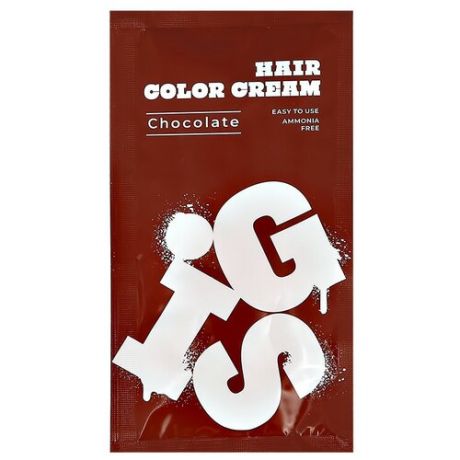 Краситель прямого действия GIS Крем тонирующий для окрашивания волос Chocolate, 35 г