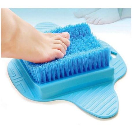 Щетка для мытья ног и массажа на присосках 36x23.3x6.5 см. / Мочалка